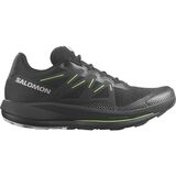 Salomon Pulsar Trail Running Shoe - Men's Black/Black/Green Gecko, US 12.0/UK 11.5