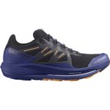 Salomon Pulsar Trail Running Shoe - Men's Black/Clematis Blue/Blazing Orange, US 9.5/UK 9.0
