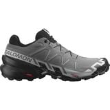 Salomon Speedcross 6 Trail Running Shoe - Men's Quiet Shade/Black/Pearl Blue, US 12.5/UK 12.0