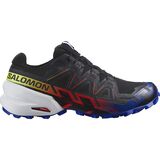 Salomon Speedcross 6 GORE-TEX Blue Fire Trail Running Shoe Black/Surf The Web/Safety Yellow, US 6.5/UK 6.0