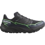 Salomon Thundercross GORE-TEX Trail Running Shoe - Men's Black/Green Gecko/Black, US 9.0/UK 8.5