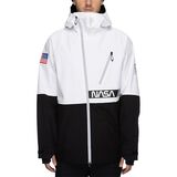 686 GLCR NASA Hydra Thermagraph Jacket - Men's White Colorblock, L