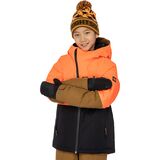 686 Hydra Insulated Jacket - Boys' Fluro Orange Colorblock, XS