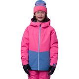 686 Athena Insulated Jacket - Girls' Guava Colorblock, M