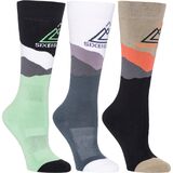 686 Layers Sock - 3-Pack - Women's Assorted, S/M
