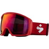 Sweet Protection Clockwork WC MAX RIG Reflect BLI Goggles Matte F Red/RIG Bixbite+RIG L Amethyst, One Size