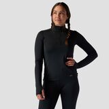 Stoic Lightweight Poly 1/4-Zip Baselayer Top - Women's Stretch Limo, XL