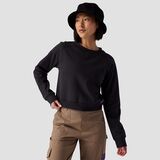 Stoic Vintage Gym Cropped Crew Sweatshirt - Women's Stretch Limo, S