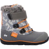 See Kai Run Gilman Waterproof Insulated Boot - Toddler Boys' Gray/Orange, 6.0