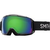 Smith Grom ChromaPop Goggles - Kids' Black/Green Sol-x Mir/No Extra Lens, One Size