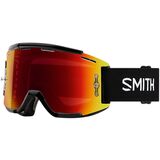 Smith Squad MTB ChromaPop Goggles Black/ChromaPop Everyday Red Mirror, One Size