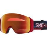 Smith 4D Mag Asian Fit Goggles Crimson Glitch Hunter, One Size