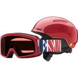 Smith Glide Mips Helmet + Rascal Goggles - Kids' Lava, XS