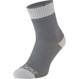 SealSkinz Wretham Waterproof Warm Weather Ankle Length Sock Grey, M
