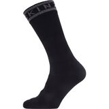 SealSkinz Waterproof Warm Weather Mid Length Sock Black/Grey, L