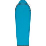 Sea To Summit Breeze Insect Shield + Mummy + Drawcord Sleeping Bag Liner TurkishTile Blue, Compact