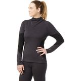 Smartwool Thermal Merino High Neck Top - Women's Charcoal Heather, S