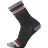 Smartwool Everyday Top Split Stripe Crew Sock - Men's Black, L