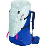 The North Face Terra 55L Backpack - Kids' Skylight Blue/TNF Blue/Linaria Pink, One Size