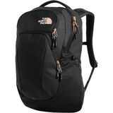 The North Face Pivoter 22L Backpack - Women's TNF Black/Burnt Coral Metallic, One Size