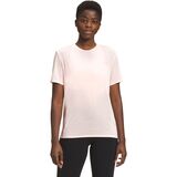 The North Face Wander Short-Sleeve Top - Women's Pearl Blush Heather, XL