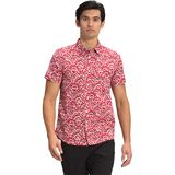 The North Face Short Sleeve Baytrail Pattern Shirt - Men's Rococco Red Ashbury Floral Print, XL