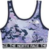 The North Face Bralette - Girls' Sweet Lavender Cloud Camo Print, M