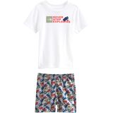 The North Face Cotton Summer Set - Toddlers' Meld Grey Toad Camo Print, 5T