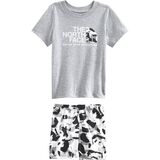 The North Face Cotton Summer Set - Toddlers' TNF White Turtle Shell Print, 3T