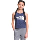 The North Face Tri-Blend Tank Top - Girls' TNF Navy Heather, M
