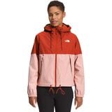 The North Face Antora Rain Hooded Jacket - Women's Rusted Bronze/Pink Moss, S
