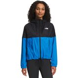 The North Face Antora Rain Hooded Jacket - Women's TNF Black/Super Sonic Blue, XXS