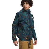 The North Face Antora Rain Hooded Jacket - Men's Summit Navy Camo Texture Print, L