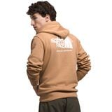 The North Face Box NSE Pullover Hoodie - Men's Almond Butter/Pink Moss, M