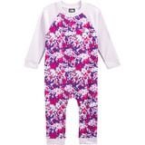 The North Face Waffle Baselayer One-Piece - Infants' Peak Purple Valley Floral Print, 3M