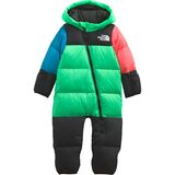 The North Face 1996 Retro Nuptse One-Piece - Infants' Chlorophyll Green, 24M