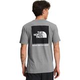 The North Face Box NSE Short-Sleeve T-Shirt - Men's TNF Medium Grey Heather/TNF Black, XL