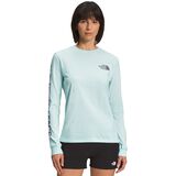 The North Face Hit Graphic Long-Sleeve T-Shirt - Women's Skylight Blue/Lunar Slate, XS