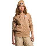 The North Face Brand Proud Full-Zip Hoodie - Women's Almond Butter/TNF White, XXL