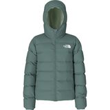 The North Face North Down Reversible Hooded Jacket - Girls' Dark Sage, S