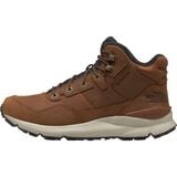 The North Face Vals II Mid Leather WP Boot - Men's Caramel Cafe/TNF Black, 10.0