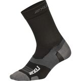 2XU Vectr Ultralight Crew Sock Black/Titanium, L