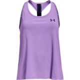 Under Armour Knockout Tank Top - Girls' Vivid Lilac/Midnight Navy/Utility Blue, XS