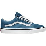 Vans Old Skool Shoe (denim 2-tone) Blue/True White, Mens 7.0/Womens 8.5