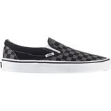 Vans Classic Slip-On Shoe Black/Pewter Checkerboard, Mens 11.0