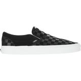 Vans Classic Slip-On Shoe (checker Emboss) Black/Marshmallow, Mens 10.0/Womens 11.5