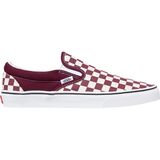 Vans Classic Slip-On Shoe (Checkerboard) Port Royale/True White, Mens 9.5/Womens 11.0