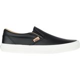 Vans Classic Slip-On Shoe (lux Leather) Black/Porcini, Mens 9.5/Womens 11.0