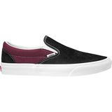 Vans Classic Slip-On Shoe (P&C) Black/Port Royale Llt, Mens 6.5/Womens 8.0