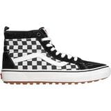 Vans Sk8-Hi MTE-1 Shoe Black/White/Checkerboard, Mens 4.5/Womens 6.0